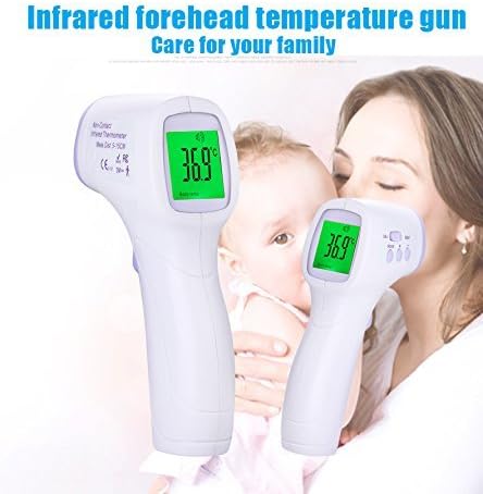 szwanhuixing Forehead Digital Thermometer, Non-Contact Infrared, Instant Reading, Multi-Functional, for Body, Surface &amp; Room Measurement, Babies’ &amp; Home Helper,Toddlers and Adults And Object with Instant Results