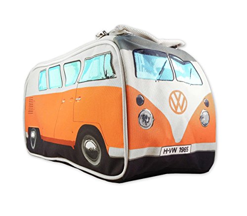 VW Bulli Kulturbeutel / Washbag in orange