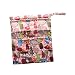 Generic High Quality Baby Nappy Waterproof Double Zippers Diaper Bags 12 Choices - magic forest RS.345.00