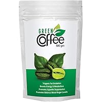Vokin Biotech Organic Green Coffee Beans Decaffeinated & Unroasted Arabica Coffee for Weight Management (500 Gram)