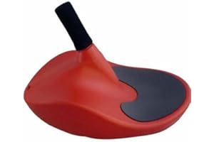 AlpenGaudi Zipfel - robuster Kunststoffrodel Schlitten für Kinder und Erwachsene mit einfacher Steuerung, rot, 57cm