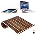 Produktbild Universal Elegant Wooden Cooling Stand Holder Bracket Dock for MacBook Air/Pro Retina iPad Pro HP Stream ASUS Transformer Book Dell Inspiron HP Flyer Tablet Laptop PC Notebook (II, black walnut)