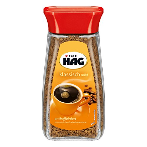 Preisvergleich Produktbild Cafè Hag Klassisch Mild,Entkoffeiniert, Instant-Kaffee, 100g