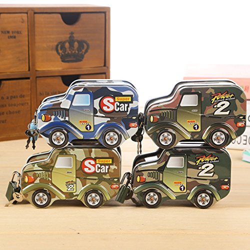 Generic Kreative Sparschwein Auto Modell Münze Geld Sparen, um gute Gewohnheit der Kinder zu Verbessern, Geschenk, kinder Zimmer Dekoration, Tischdekor - 2