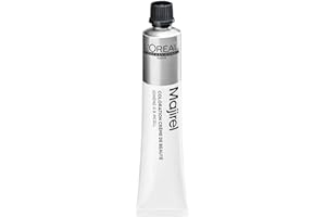 L'OREAL PROFESSIONNEL - Coloration D'Oxydation Permanente - Éclaircit Jusqu'à 3 Tons - Couleur Intense - Couvre jusqu'à 100% Des Cheveux Blancs - Majirel - Châtain 4 - 50ml