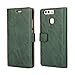 Produktbild casefirst Huawei P9 Wallet Leather Case with Protective Durable Pocket Shell Folio Flip Cell Phone Cover Bag with Card Slots,Cash Pocket,Green