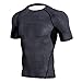 Produktbild IMJONO IMJONO.Mann-Trainings-Gamaschen-Eignungs-Sport-Gymnastik-Laufende Yoga-Athletische Hemd-Spitzen-Bluse(Schwarz,XX-Large)