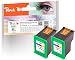 Produktbild Peach Doppelpack Druckköpfe color kompatibel zu HP No. 351, HP CB337EE