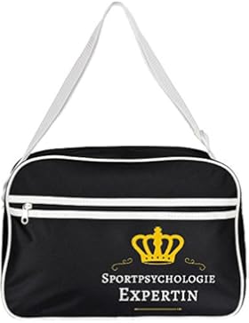Retrotasche Sportpsychologie Expertin schwarz