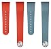 Produktbild Sony Mobile Armband Wechselband für Sony SmartBand Talk in Größe L - Rot/Blau