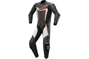 Alpinestars Motegi V3 Tuta in moto un pezzo Nero/Bianco/Rosso