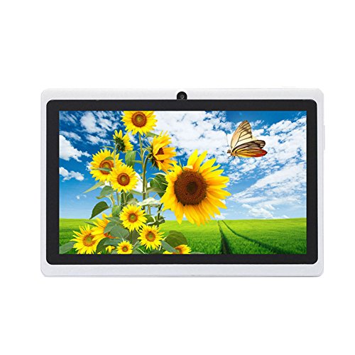Auntwhale 7  inch White Quad Core Q88H Allwinner A33 Google Android 4 4