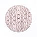 Produktbild Tevia Blume des Lebens - abriebfester Untersetzer aus Holz (Ø 12cm) für Trinkgläser und Wasserflaschen, Flower of Life, Lebensblume (Holz)
