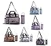 Fashion Stylish 3pcs Baby Nappy Changing Bags Set Diaper Bag Thermal Holder 6 Designs 9004 (06-Blue Mosaic)