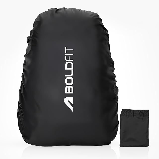 Boldfit Rain Cover for Backpack Travel Essentials Rain Cover for Bag Travel Accessories Bags Water Resistance 