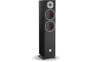 DALI Oberon 5 – Kompakter Standlautsprecher Paar mit 5¼″ Holzfaser-Tieftönern & 29 mm Soft-Dome – Präziser Stereoklang mit elegantem Design