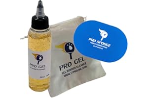 PRO LINE HIGH LEVEL TT ACCESSORIES BY TTPROLINE.COM PRO LINE - PRO Gel, Belagpflege Next Level. Tischtennis Belagreiniger mit Tiefenreinigung für mehr Grip. Reinigungsset zum Auffrischen der Beläge,