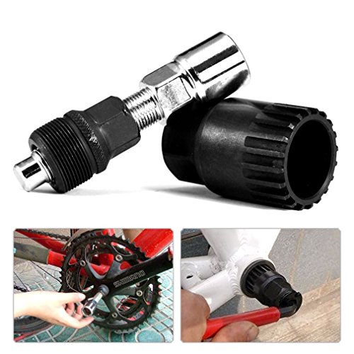 Fahrradwerkzeug Tretlager Innenlager & Kurbelabzieher Kurbel-Abzieher Reparatur Werkzeug Montage Kit aus FBA oder DE Lager - 2