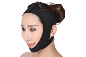 YIMVUNZ maschera doppio mento, Face Lifting Tape, doppio mento cintura viso v line, V Doppio mento Per La Correzione Delle Rughe, per il Sollevamento Delle Rughe, nero