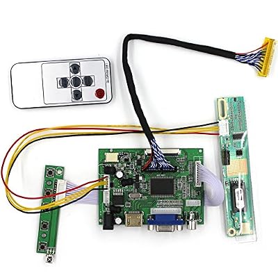 LCDBOARD HDMI + VGA + 2AV Entrée Carte contrôleur LCD pour B154PW01V LP171WP4 15.4 "17" 1440x900 Panneau LCD