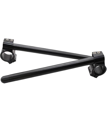 TARAZON 50mm Demi-Guidon Clip-On Bracelet Pour Ninja ZX-6R, YZF R6, CBR1000RR Et Plus - Aluminium CNC