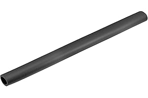 sourcing map Impugnatura in schiuma per tubi, 28 mm, spessore 5 mm, spessore 0,5 m, colore nero, antiscivolo, per il fitness, strumenti di supporto per maniglia