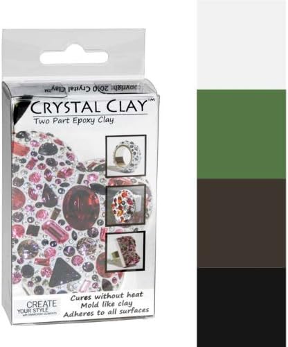Crystal Clay 2-Part Epoxy Clay Kit- Basic Color Mix 100g