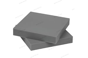 MUSA MUSA Upholstery Foam for Chair Pads & Seat Cushions, Premium Quality Replacement Foam Cut to Size for Cushions, Seat Pads & Chairs, High Density foam for seating (Grey, 38 x 38cm, 2.5 cm thick)