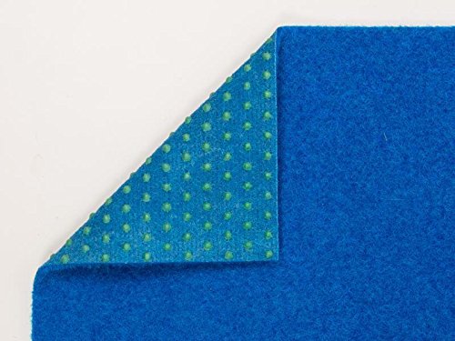 Premium Kunstrasen Rasenteppich PARK mit Noppen in Meterware – Blau, 2,00m x 3,00m ✓ Vlies-Kunstrasen mit Drainagenoppen ✓ Robust ✓ Pflegeleicht & Strapazierfähig & weiche Vlies-Oberfläche | Kunstrasenteppich - 3