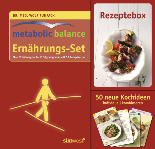Preisvergleich Produktbild Metabolic Balance Ernährungs-Set: Buch mit Rezeptkarten