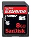Produktbild SanDisk SDHC Extreme 8 GB Speicherkarte 30MB/s