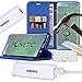 Produktbild Oneplus 5 Brieftasche Fall + Glas + Power Bank blau (Blue) Wallet Case+Tempered Glass+Power Bank