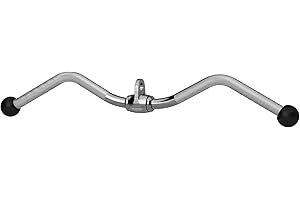 ‎SCSPORTS ScSPORTS® Griffe für Gym - Ergonomisch, bis 200 kg Belastbar, Gerändelte Grifffläche, Stahl, Verchromt - Parallelgriff, Kabelzuggriff, Rudergriff, Kabelzug, Latzug