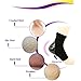 Makhry 2 Pairs Moisturising Silicone Gel Heel Socks for Dry Hard Cracked Skin Moisturizing Open Toe Comfy Recovery Socks (Black+Grey)