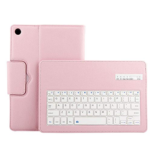 Preisvergleich Produktbild Keyboard holster Zariavo,Lederetui mit abnehmbarer Bluetooth-Tastatur für Huawei MediaPad M5 10.8