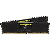 CORSAIR CMK64GX4M2E3200C16 VENGEANCE LPX 64GB (2 x 32GB) DDR4 3200 (PC4-25600) C16 1.35V Desktop Memory - Black