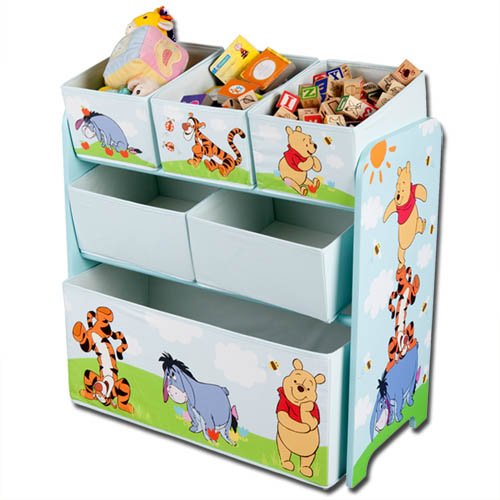 TW24 Étagère à jouets avec 6 compartiments