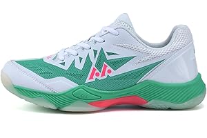 Xuanke Handballschuhe Herren Atmungsaktiv rutschfest Turnschuhe Damen Squashschuhe Leichte Wettkampf Trainingsschuhe