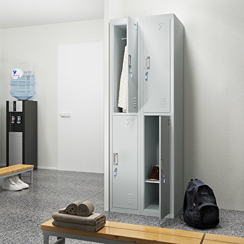 Schließfachschrank Spind Wertfach Metall Schrank Metallspind Umkleideschrank - 2