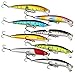 Produktbild Tonsee 8pc Minnow Haken Kunststoff Angeln Köder