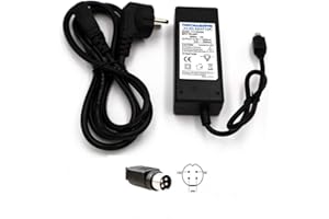 TOP CHARGEUR * Adaptateur Secteur Alimentation Chargeur 12V 5V 2A 4 Pin pour Disque Dur Storex-Club MPIX-355 Inclus Câble Secteur