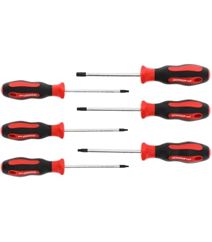 Beta 1207E/TX-D7 Schraubendreher-Set – 7-teilig Für Torx-Schrauben – Mit Ergonomischem Griff & Gehärteter Spitze