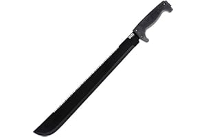 SOGFari 18 in. Machete, Black Kraton Handle, Black Blade