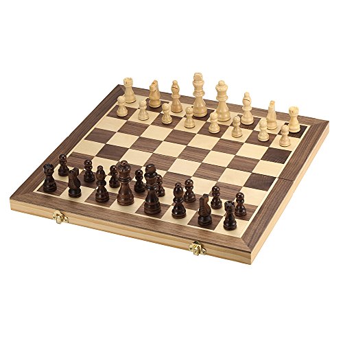 Preisvergleich Produktbild Lixada Schachspiel Internationales / Magnetisches Schach Unterhaltungs,Material: Chinesische Kirsche Hölzernes / Größe: 40 * 20 * 4.6 cm.