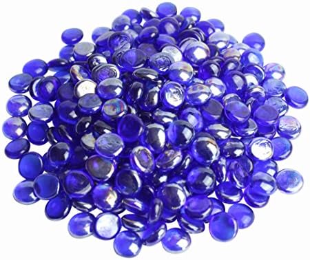 homeshop3000Glass Nuggets 1kg Dark Blue/Cobalt (230 pieces)