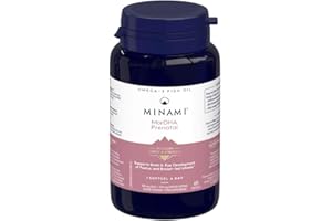 Omega 3 Fish Oil Supplement - Minami - MorDHA Prenatal with high Concentration of DHA Formula - Supports Brain and Eye Development of Foetus and Breast-fed Infants - 60 Softgels