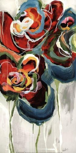 Wasabi Rose II Poster Print by Angela Maritz (12 x 24)