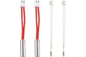 HzdaDeve Cartuccia riscaldante per Elegoo Neptune 4, sensore ad alta temperatura, tubo di riscaldamento, 24 V, 50 W, termistore per stampante 3D Neptune 4 Pro, accessori di ricambio (4 pezzi)