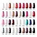 Elite99 Manicure Starter Kit Pick Any 5 Colours Gel Nail Polish 7.3ml + Top & Base Coat + Cleanser Plus + 36W UV Lamp