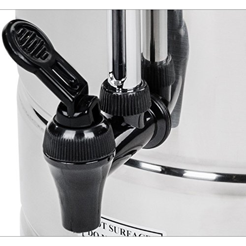Royal Catering – RCWK 40L – Wasserkocher 40 Liter – 280 Tassen – max. 100 °C – 230 V – Zapfhahn – Füllstandskala - 2